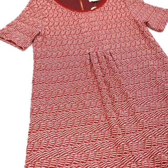 MAEVE Anthropologie Red Dora Dress Size Small - Picture 3 of 7